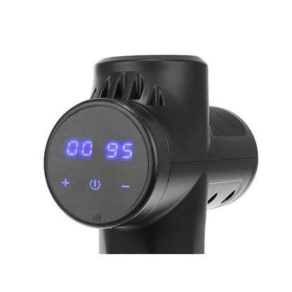 AOVO Elektromos pisztoly vibromasszázshoz, 4 masszírozófej mellékelve, 24V