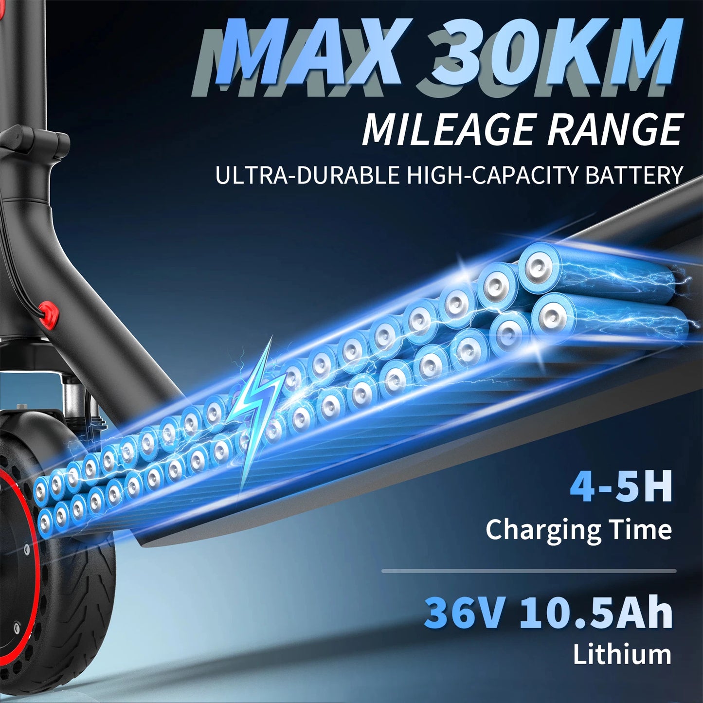 LADPED LP07 Elektromos Roller – 350W, 7.8Ah, 31 km/h, Dupla Lengéscsillapító