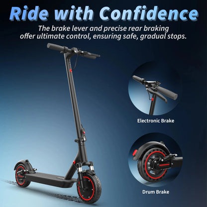 LADPED LP07 Elektromos Roller – 350W, 7.8Ah, 31 km/h, Dupla Lengéscsillapító