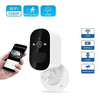 Jortan 8185XM Vezeték Nélküli WiFi Biztonsági Kamera – Újratölthető Akkumulátor, 2K HD Kép, Éjjellátó, Mozgásérzékelés, Kétirányú Hang, IP66 Vízálló Kültéri Kamera