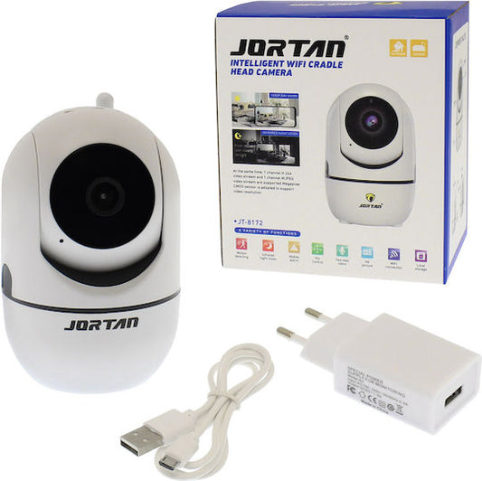 Jortan JT-8172 Okos WiFi IP Kamera – Full HD, 360°-os Forgatás, Színes Éjjellátó és Kétirányú Hang